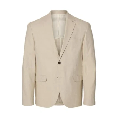 Image of Selected Homme Regmalik SUN Suit jacket, Men&#039;s, Size: 42R, Oatmeal