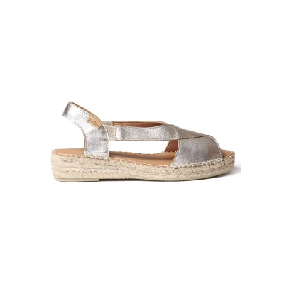 Image of Toni Pons Eldap Espadrilles, Women&#039;s, Size: 4, Plati Leather