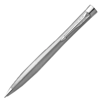 Image of Parker Urban Twist Ballpoint Pen Metro Metallic with Chrome Trim Medium Point Blue Ink Refill Gift Box