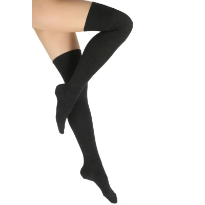 Image of Falke Softmerino Overknees warm Knee high socks, Women&#039;s, Size: 4/5, Anthrazit