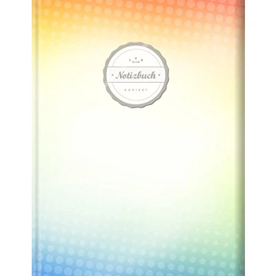 Image of Kariertes Notizbuch (©Star, A4, 156 Seiten, Softcover) Mit Register + Doppelrand Dickes Notizbuch, Fester Einband, Kariert Nr. 26, Matheheft, Skizzenbuch, Zeichenbuch, Tagebuch, „Bunt“