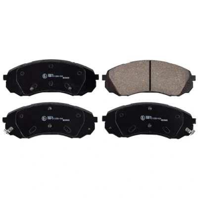 Image of brake Pad Set, disc BLUE PRINT ADG04290