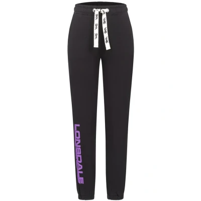 Image of Lonsdale Fillyside Tracksuit bottoms, Women&#039;s, Size: XXL, Black purple white