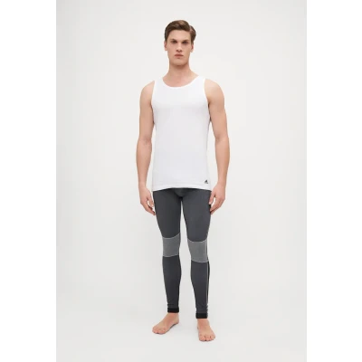 Image of adidas Sportswear Cotton Stretch 3 Stripes TANK TOP 2 PACK Undershirt, Men&#039;s, Size: Medium, White