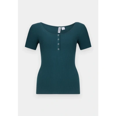 Image of Pieces Pckitte Basic Tshirt, Women&#039;s, Size: XS, Reflecting pond