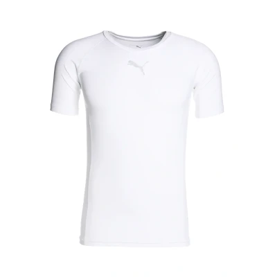 Image of Puma LIGA Baselayer TEE Undershirt, Men&#039;s, Size: Large, White