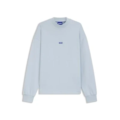 Image of HUGO Nedro Sweatshirt, Men&#039;s, Size: XXL, Open blue