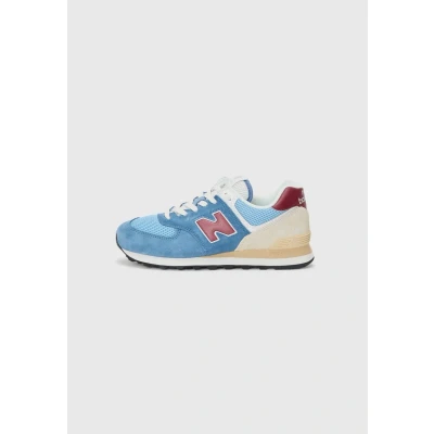 Image of New Balance 574 Unisex Trainers, Size: 3.5, Shoreline blue shoes