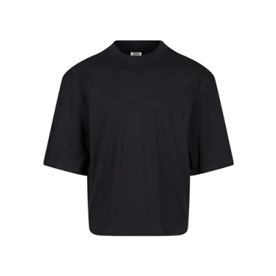 Image of Urban Classics Cropped Basic Tshirt, Men&#039;s, Size: XL, Black