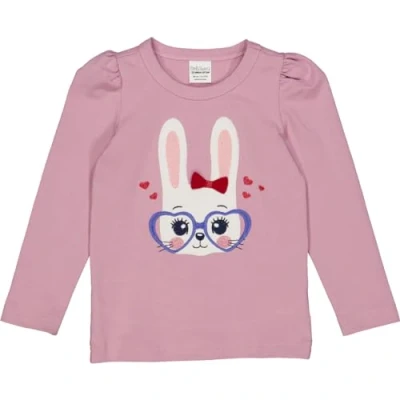 Image of Fred&#039;s World by Green Cotton Long sleeved top for kids, Size: 4y, Pink haze