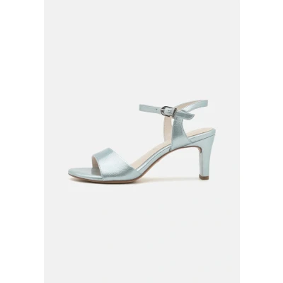 Image of Tamaris Sandals, Women&#039;s, Size: 4, Light blue shoes