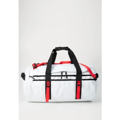 Image of The North Face BASE CAMP Duffel M Unisex Holdall, Size: One Size, White/black/elevation red