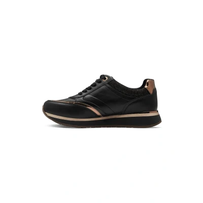 Image of Tamaris Sneakers Trainers, Women&#039;s, Size: 5, Black copper shoes