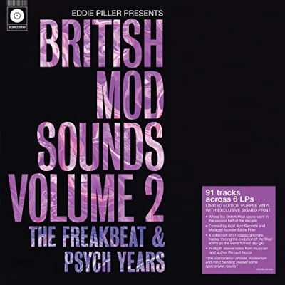 Image of Eddie Piller Presents British Mod Sounds of The 1960s Volume 2: Freakbeat &amp; Psych Years (2 x 140g Black Vinyl)