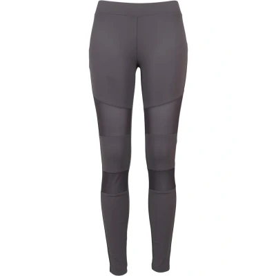 Image of Urban Classics Ladies TECH MESH Leggings Trousers, Women&#039;s, Size: XS, Raw grey