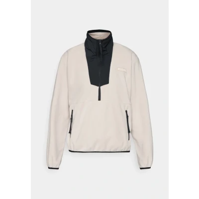 Image of Columbia Women&#039;s Sequoia Grove Half Zip Fleece, Fleece Pull Over, Dark Stone, Black, L