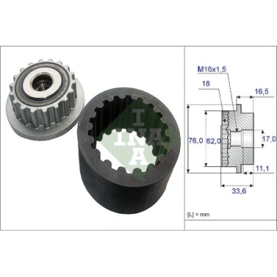 Image of Flexible Coupling Sleeve Kit INA 535 0186 10