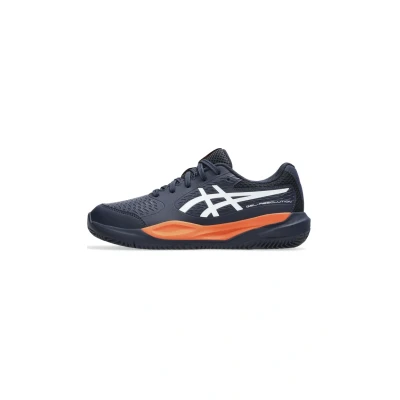 Image of Asics Gelresolution X GS CLAY Trainers for kids, Size: 1, Midnight white High quality imitation leather