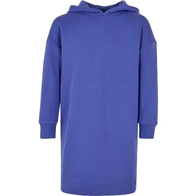 Image of Urban Classics Oversized Terry Day dress for kids, Size: 5 6y, Purpleday