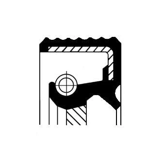 Image of Shaft Seal, crankshaft CORTECO 12017124B