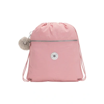 Image of Kipling Supertaboo Drawstring sports bag for kids, Size: One Size, Bridal rose