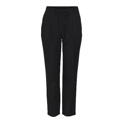 Image of VERO MODA Womens Linen Pants, Black, M