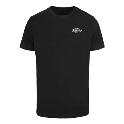 Image of Mister Tee FOR THE Family Print Tshirt, Men&#039;s, Size: 4XL, Black