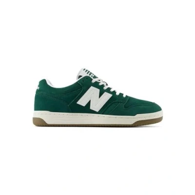 Image of New Balance BB480 Unisex Trainers, Size: 4.5, Green Suede