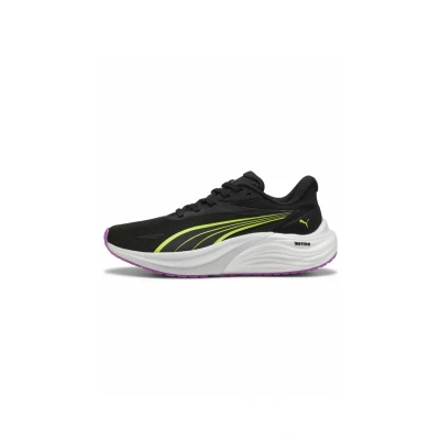 Image of Puma Women&#039;s Electrify Nitro 4 Wn Road Running Shoe, Black Yellow Alert, 8.5 UK