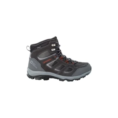 Image of Jack Wolfskin VOJO 3 Texapore MID Hiking shoes, Men&#039;s, Size: 10.5, Grey/orange Leather and textile