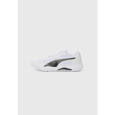 Image of Puma Solarflash III Unisex Handball shoes, Size: 8, White/black shoes