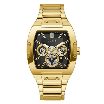 Image of Guess Phoenix Watch Gold tonecoloured, Men&#039;s, Size: One Size, tone coloured
