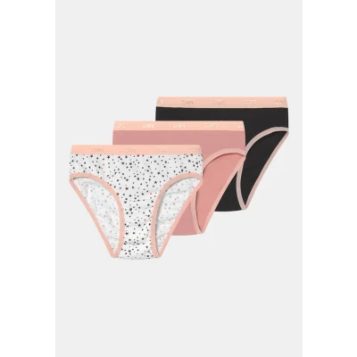 Image of DIM LES Pocket Brief 3 PACK Briefs for kids, Size: 14y, Black/pink
