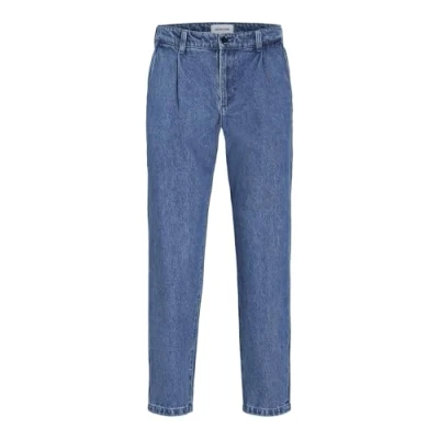 Image of Jack &amp; Jones Bill Straight leg jeans, Men&#039;s, Size: 32x34, Blue denim