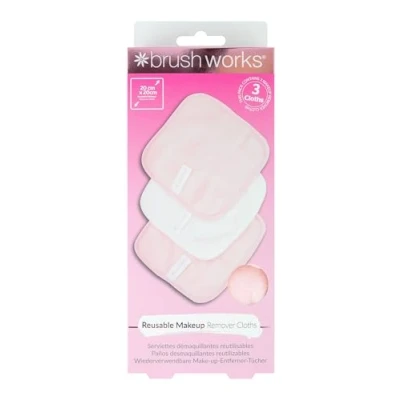Image of brushworks Makeup Remover Cloths (3 Pack)