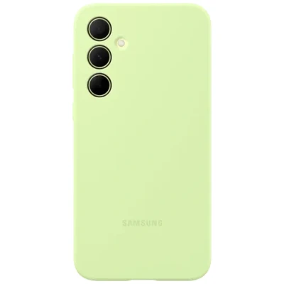 Image of Samsung Silicone Back Cover Green Galaxy A35 5G