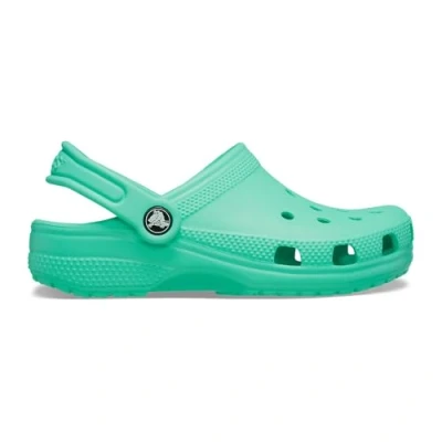 Image of Crocs Classic Unisex Pool slides for kids, Size: 11K, Lagoon Synthetics