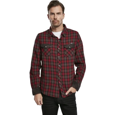 Image of Brandit Duncan Shirt, Men&#039;s, Size: XXL, Red/brown