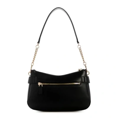 Image of GUESS Lorelei Top Zip Shoulder Bag, Black