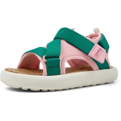Image of Camper Pelotas Flota KIDS Sandals for kids, Size: 270, Rosa/grün shoes