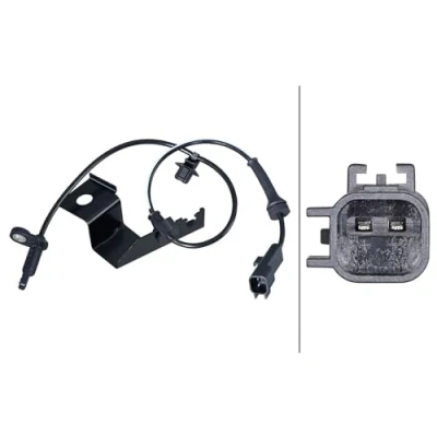 Image of Sensor, wheel speed HELLA 6PU 358 217 351