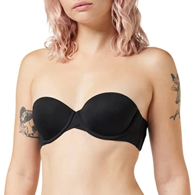 Image of Calvin Klein Women&#039;s Strapless Bras, Black (Black), 32A