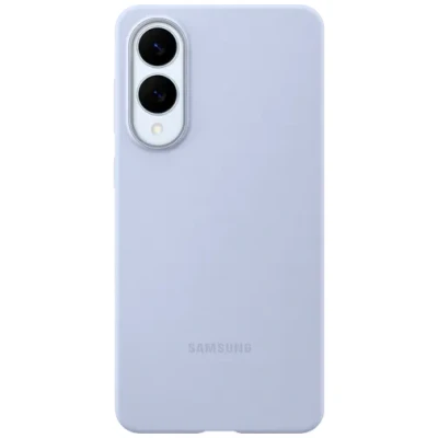 Image of Samsung Silicone Back Cover Light Blue Galaxy S25 Edge