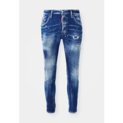 Image of Dsquared2 Skater Jeans Skinny Fit, Men&#039;s, Size: 38, Navy blue