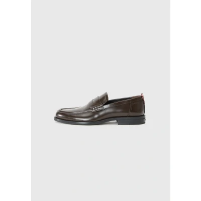 Image of HUGO Varian Slipons, Men&#039;s, Size: 6, Dark brown shoes