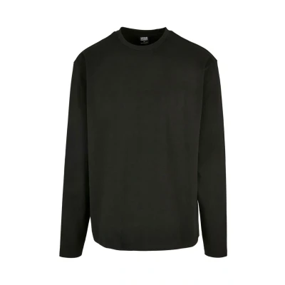 Image of Urban Classics Ultra Heavy Oversized Longsleeve Long sleeved top, Men&#039;s, Size: XXL, Black