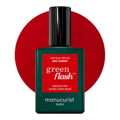 Image of Manucurist Green Flash Varnish 15ml (Various Shades) Poppy Red