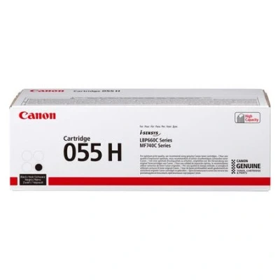 Image of Canon 055 H Haute capacité Noir Originale cartouche de Toner Pour imageCLASS LBP664Cdw, MF745Cdw, i SENSYS LBP663Cdw, LBP664Cx, MF742Cdw, MF744Cdw, MF746Cx, 3020C002