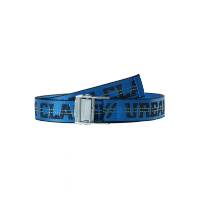 Image of Urban Classics Worker BELT Belt, Men&#039;s, Size: One Size, Black/blue/frozen yellow