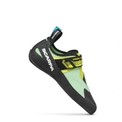 Image of Scarpa W Origin Vs Green Comfortable Soft Women&#039;s Climbing Shoe, Size EU 39.5 Colour Pastel Lime